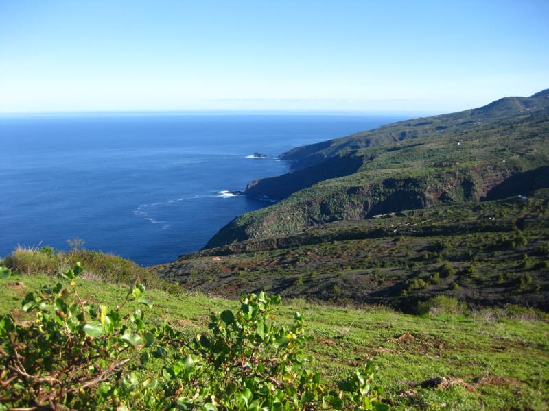 La Palma Foto-Die Nordwestküste bei Puntagorda