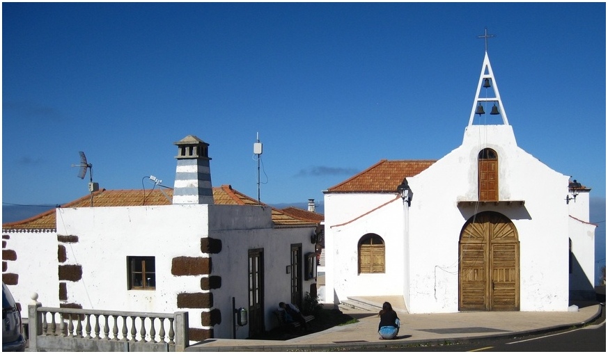 La Palma Bilder Kirche in Las Tricias auf La Palma